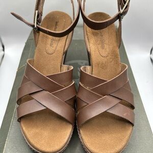 Timberland Brown Leather Sandals